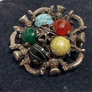 Vintage Stone brooch